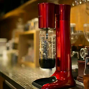 Plastic soda machine